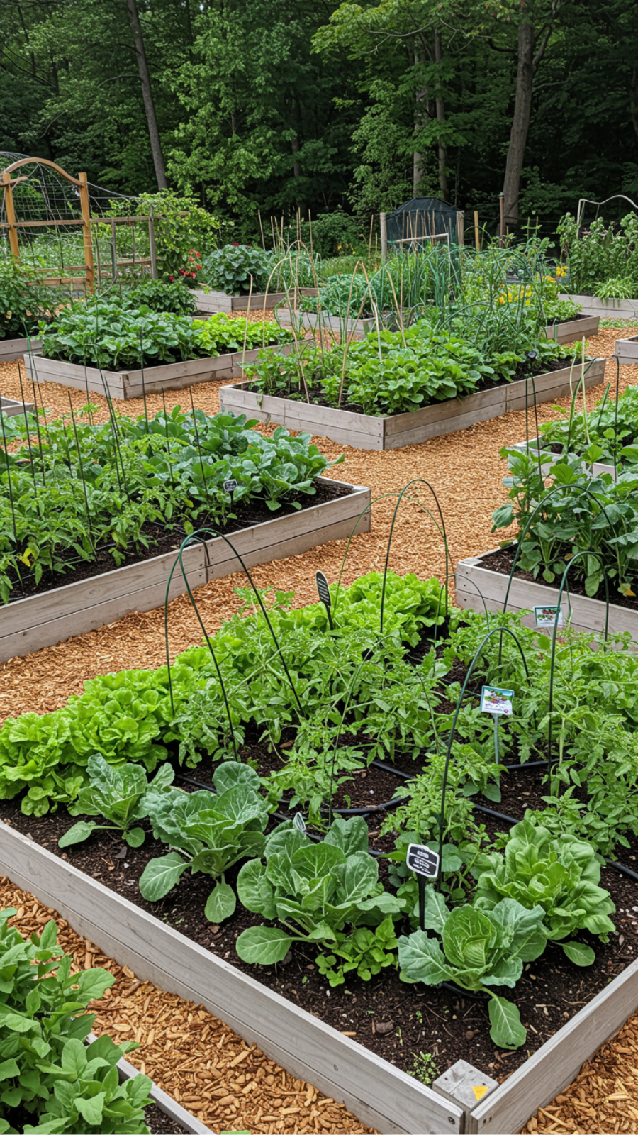 Raised Bed Gardening Layouts for Maximizing Vegetable Yield
