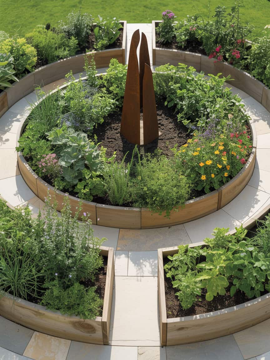1 keyhole garden