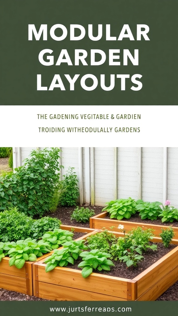 13. Modular Garden Layouts for Easy Expansion