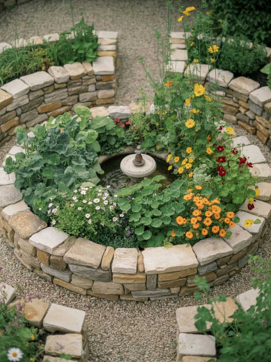 16 keyhole garden