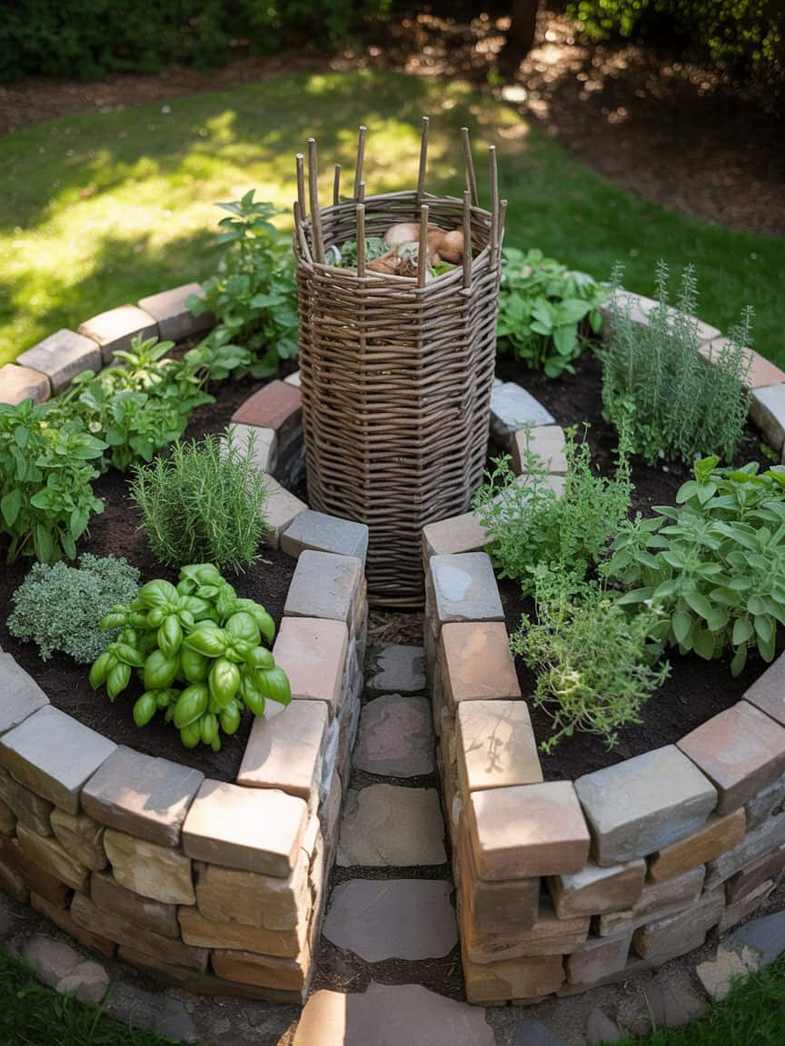 2 keyhole garden