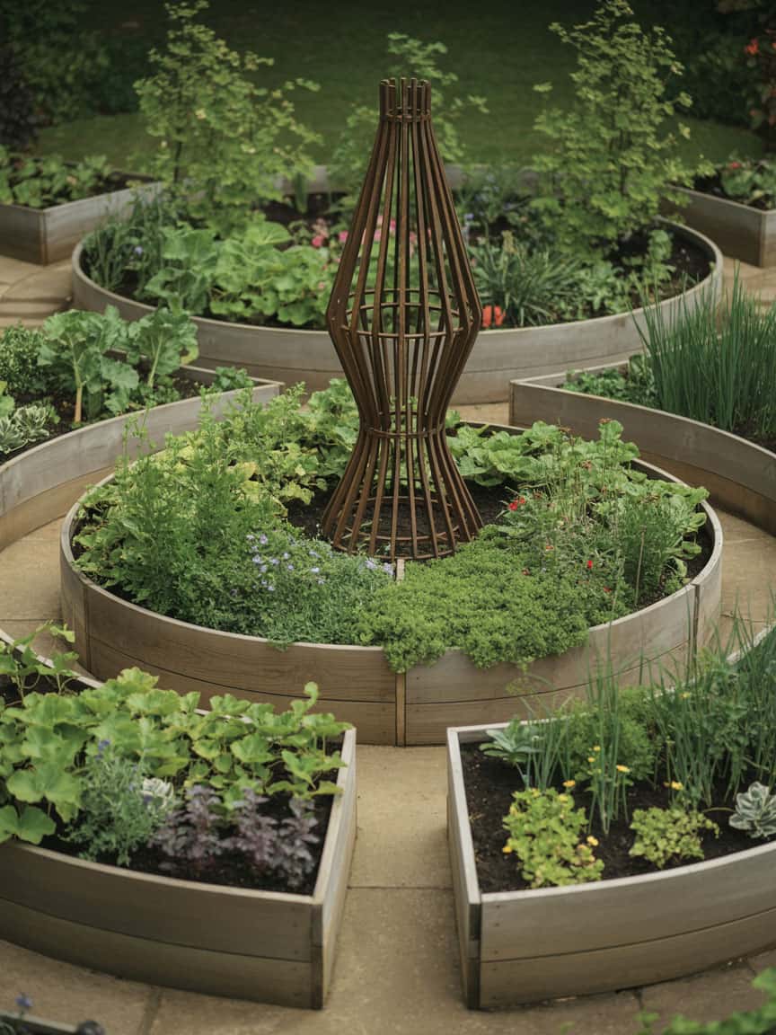 20 keyhole garden