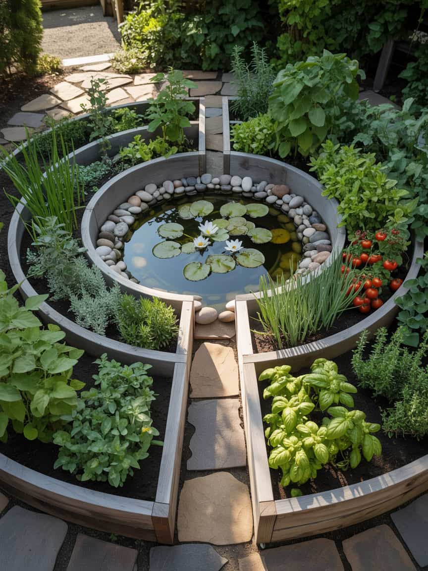 21 keyhole garden