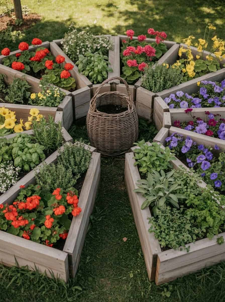 3 keyhole garden