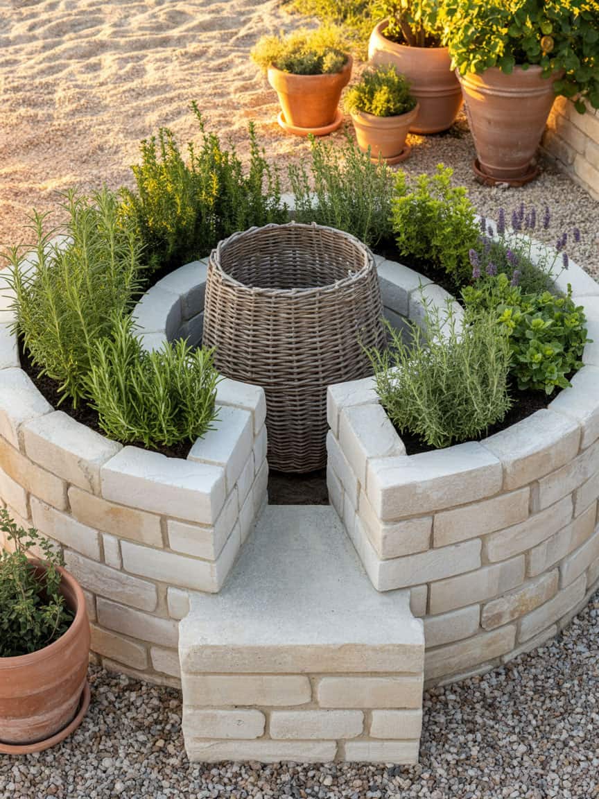 7 keyhole garden