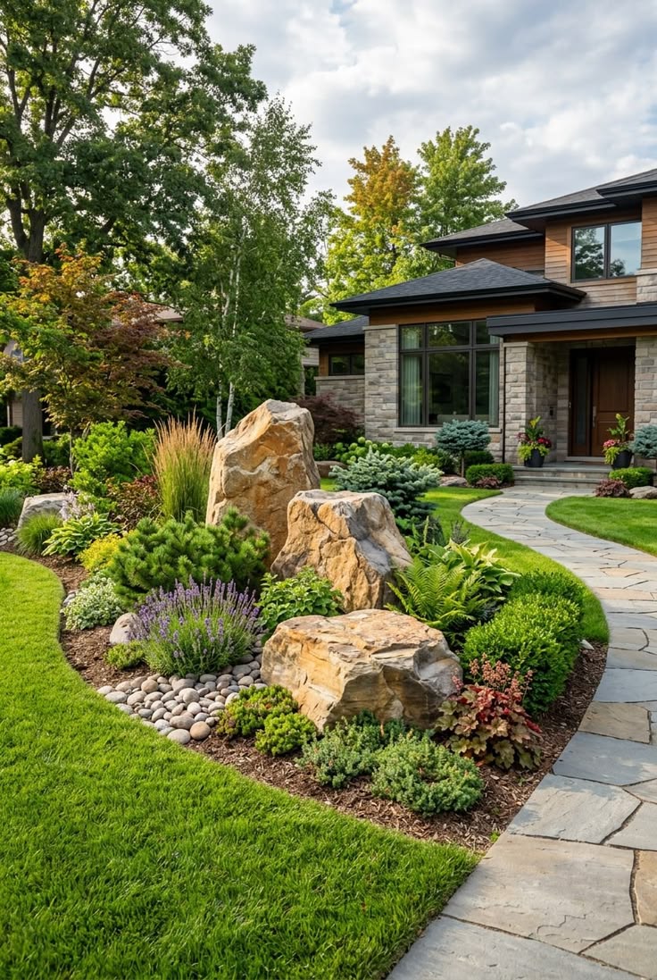 16. A Harmonious Blend of Texture and Nature's Elegance