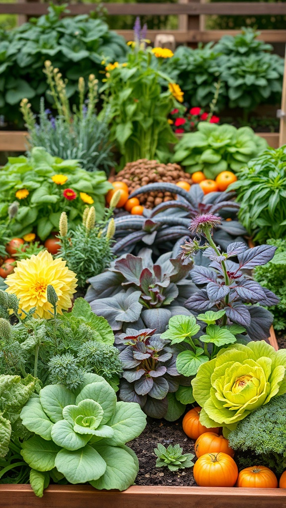 9. HeritageInspired Vegetable Garden Arrangements