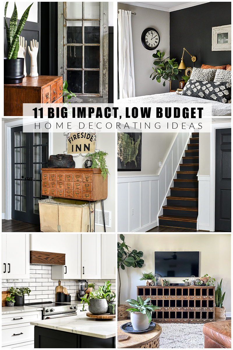 11 big impact, low budget home decorating ideas