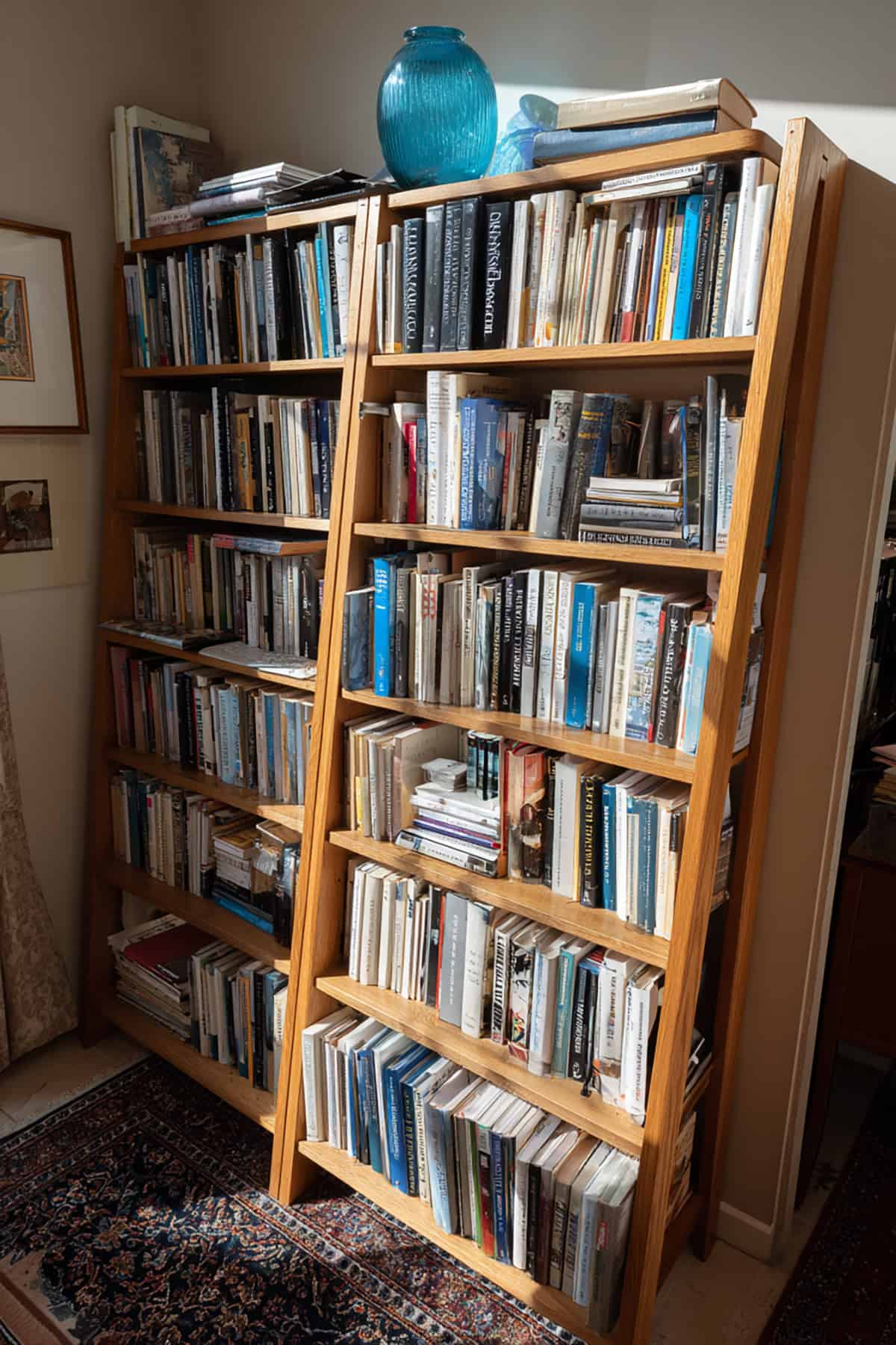 Corner Ladder Shelf