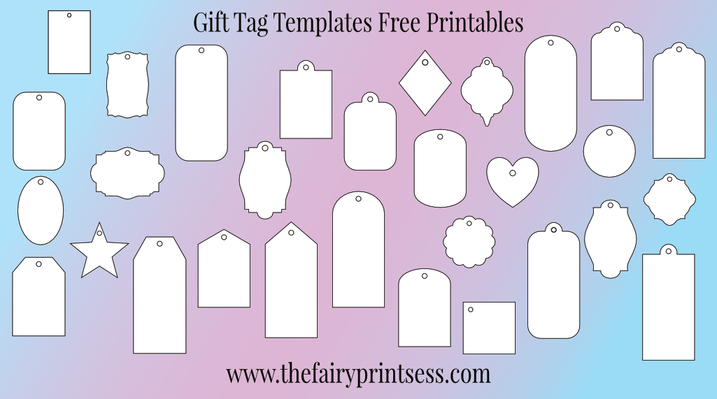 gift tag templates and gift labels free printables