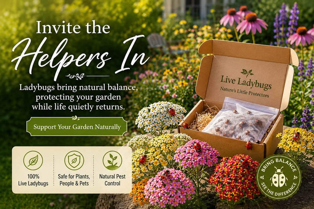 Ladybugs for a sustainable Garden