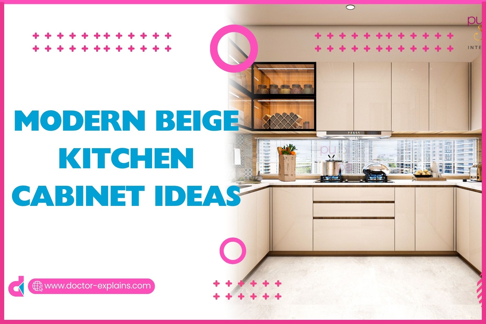Modern Beige Kitchen Cabinet Ideas