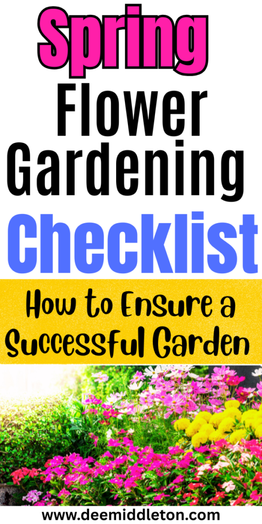 Spring Flower Gardening Checklist - Spring Garden Cleaning ChecklistSpring Gardening ChecklistSpring Garden Maintenance 