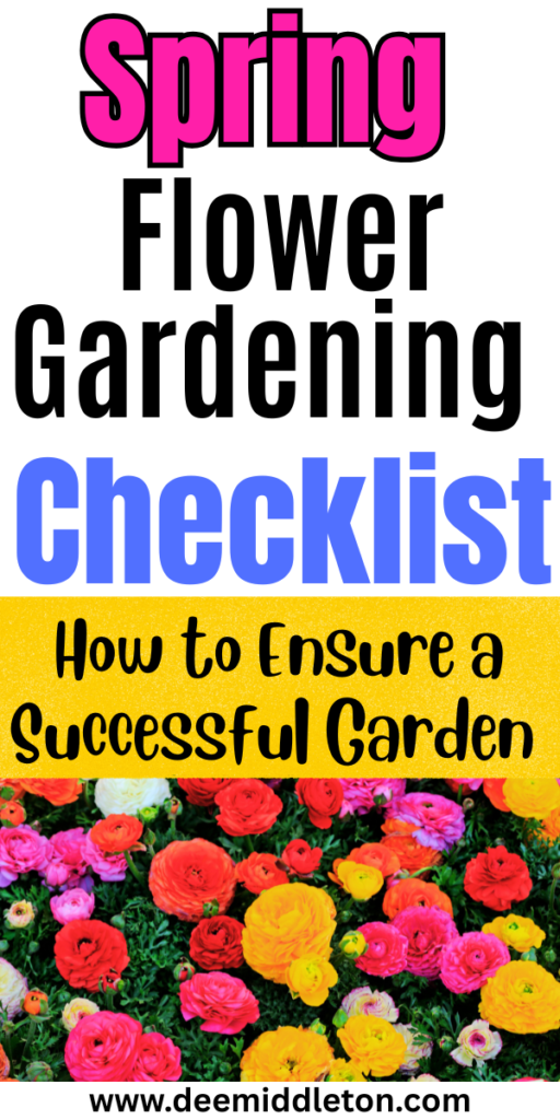 Spring Flower Gardening Checklist - Spring Garden Cleaning ChecklistSpring Gardening ChecklistSpring Garden Maintenance 
