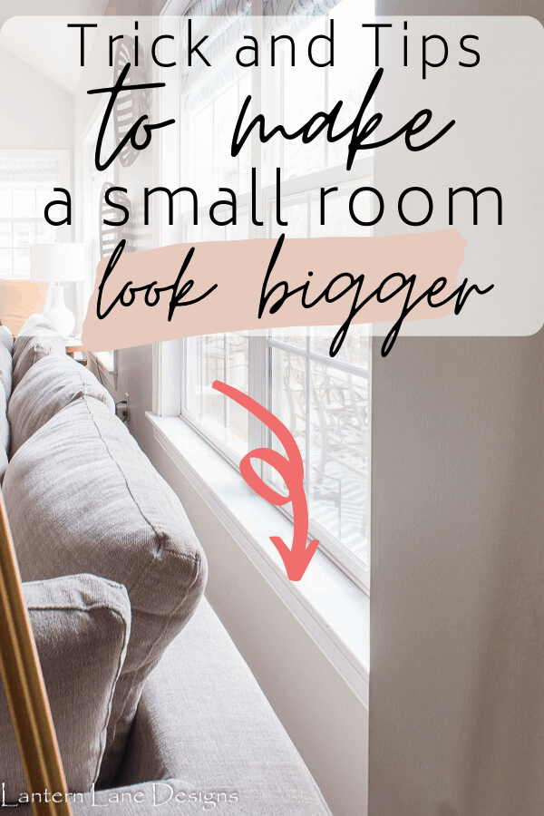 How to make a small room look bigger