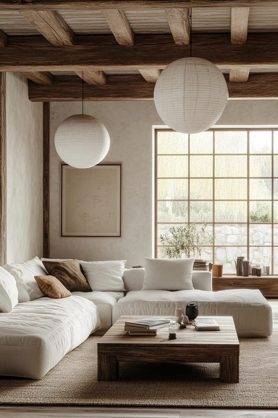 Winter Zen Living Room