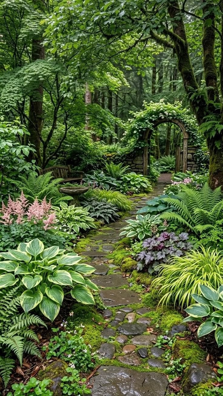 5. A Serene Pathway Through Lush Greenery