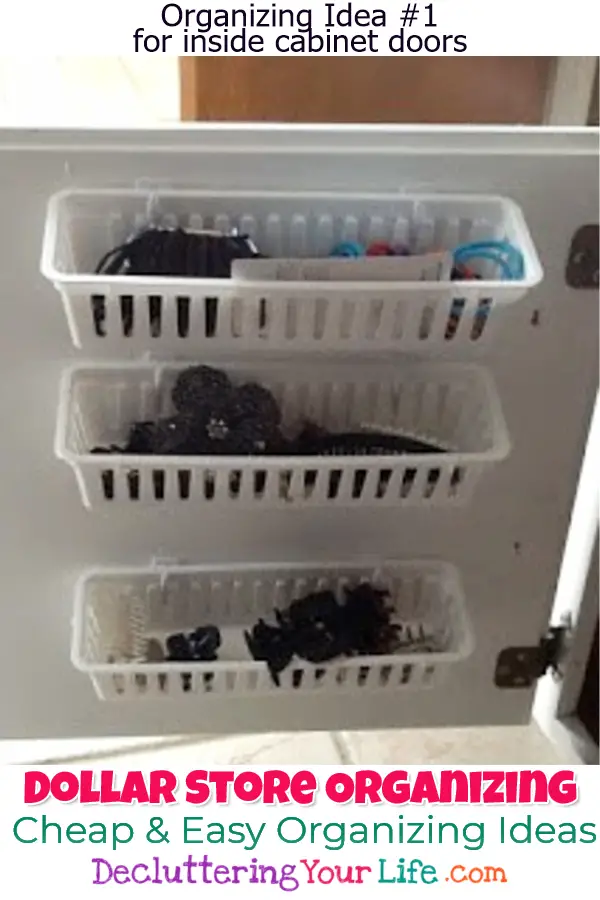 Dollar Store Organizing - Bathroom Organization Ideas On A Budget - Bathroom Organization Hacks & Cheap DIY Bathroom Sto