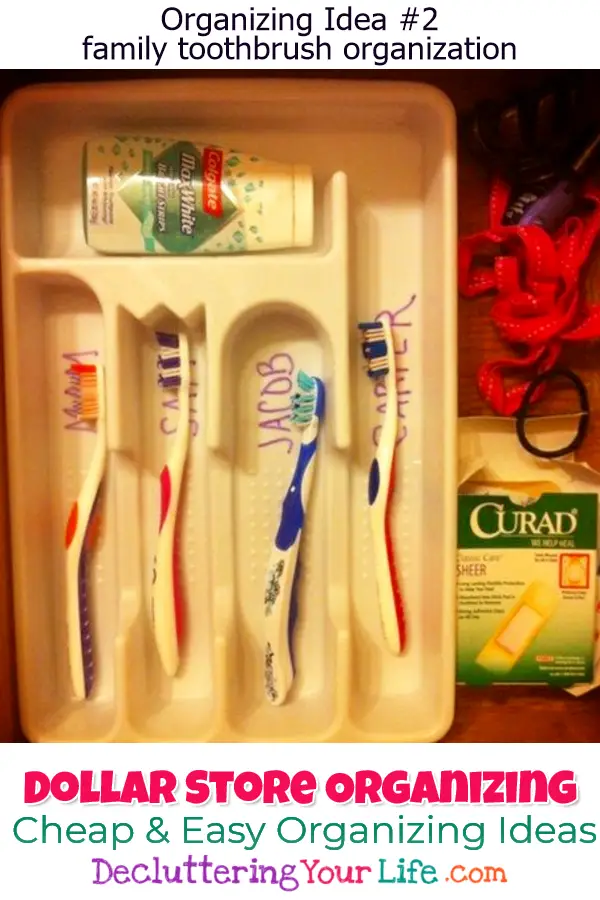 Dollar Store Organizing - Bathroom Organization Ideas On A Budget - Bathroom Organization Hacks & Cheap DIY Bathroom Sto