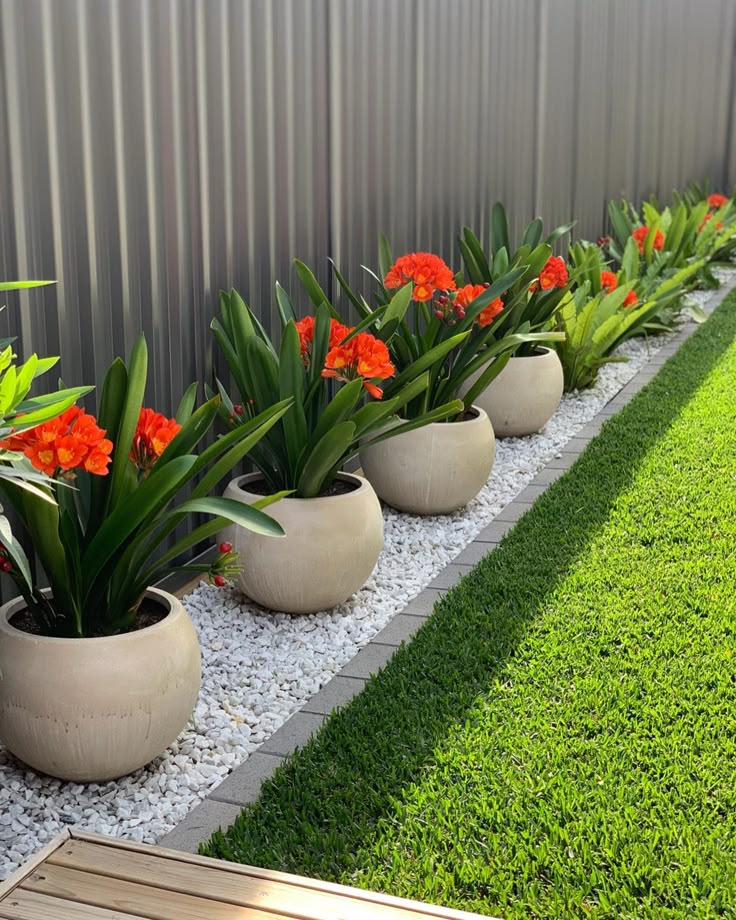 3. Bold Blooms in Minimalist Harmony