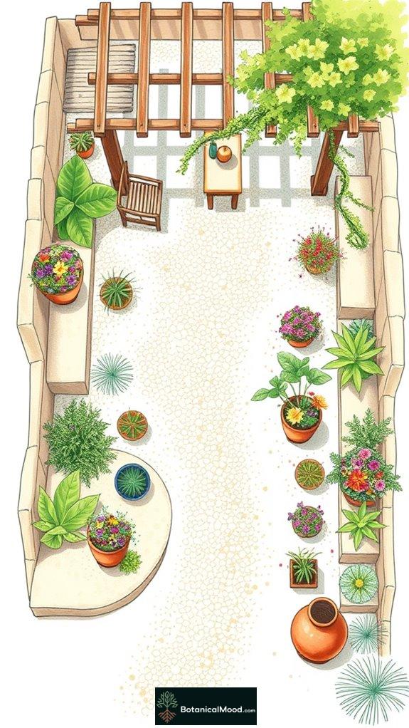 mediterranean garden design elements