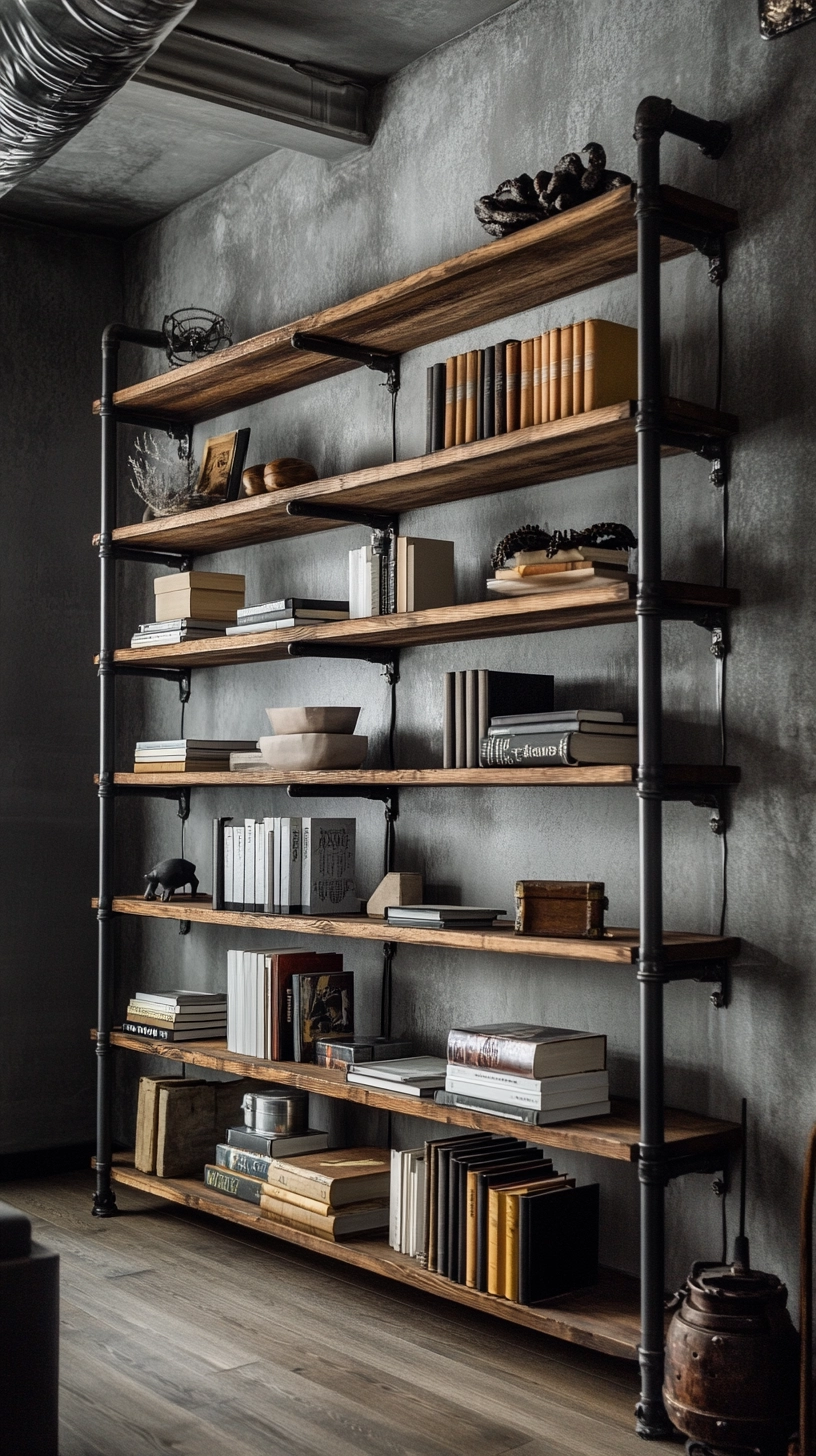 modern built in bookshelves 13