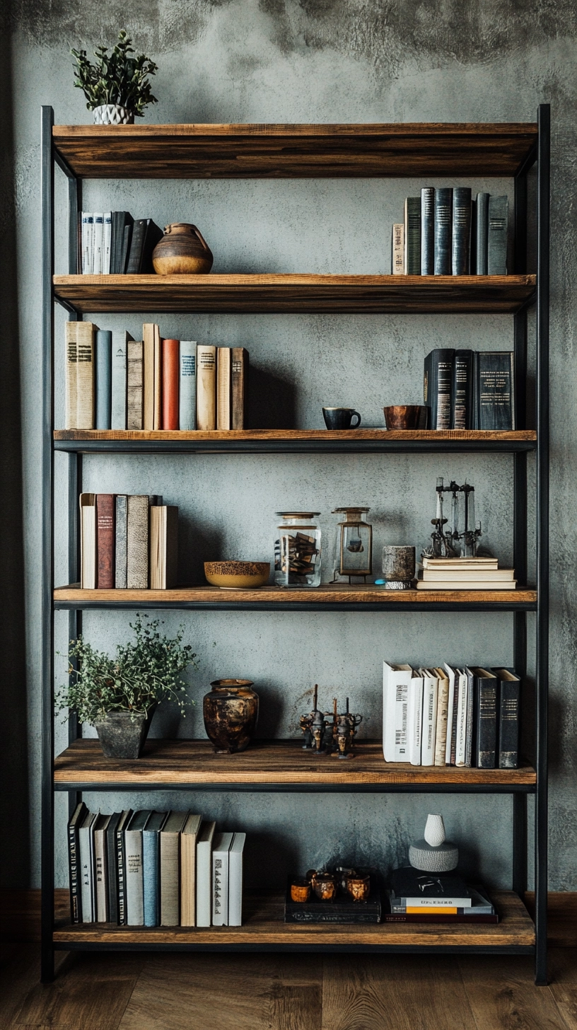 modern built in bookshelves 14