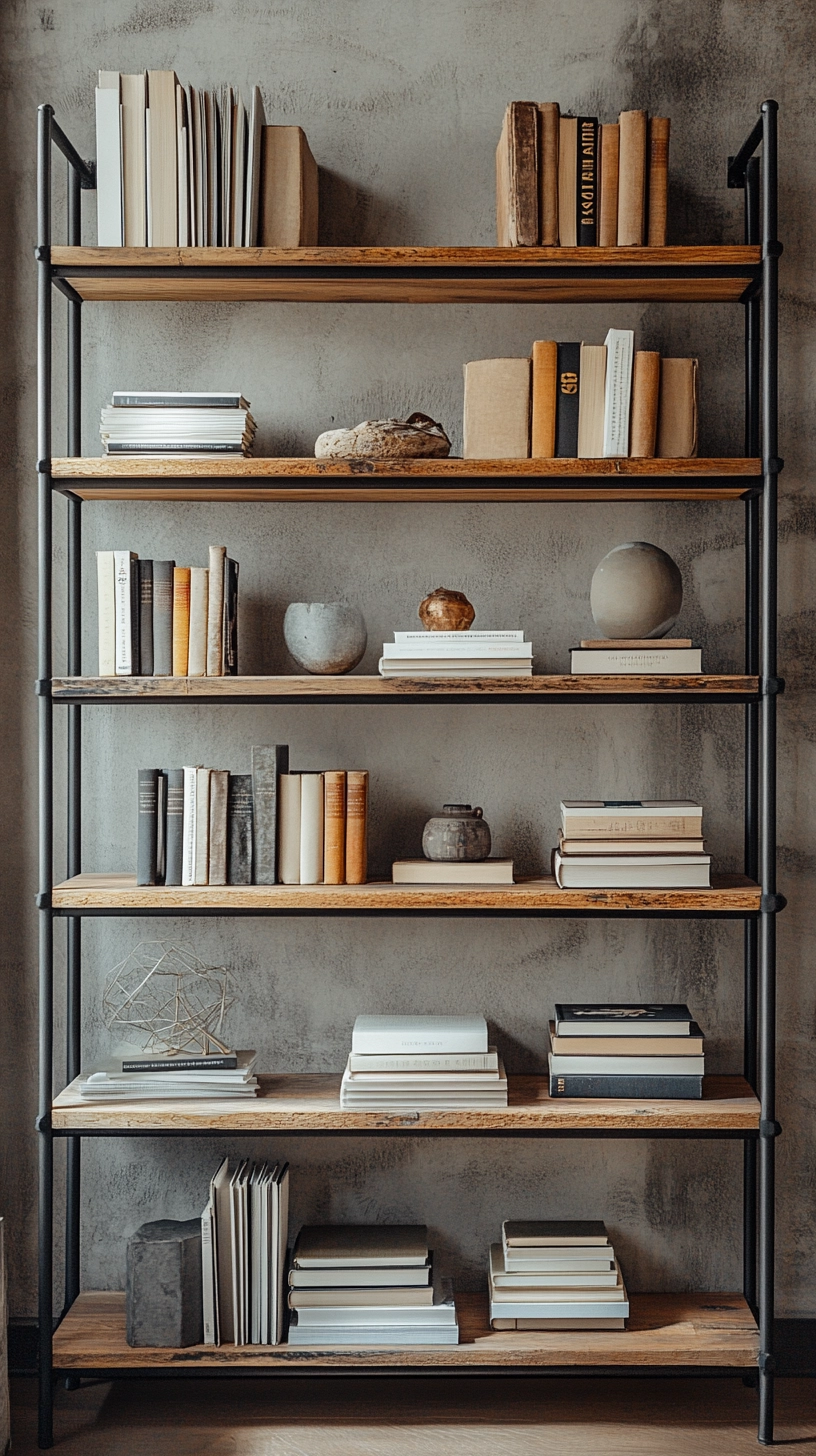 modern built in bookshelves 15