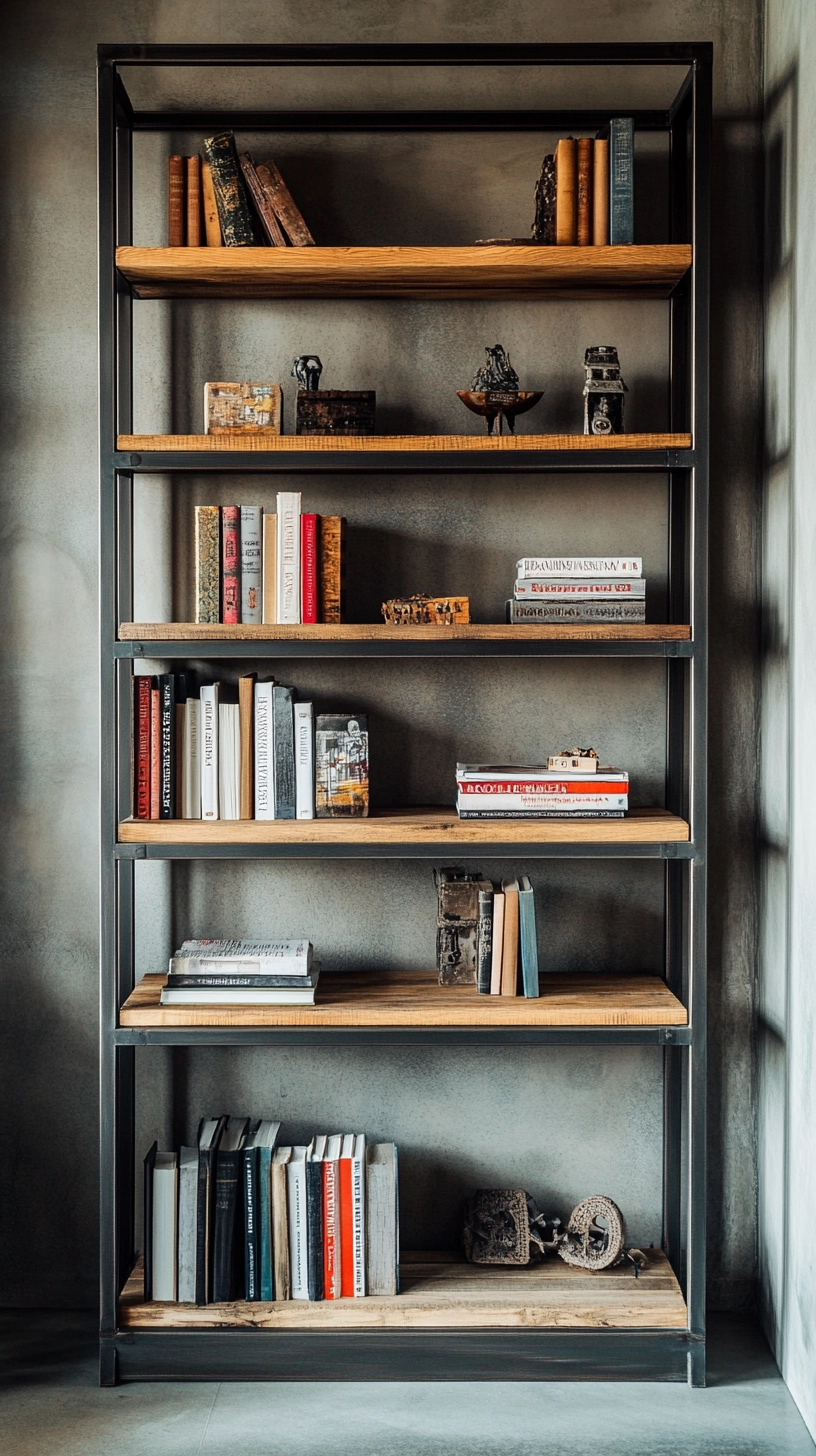 modern built in bookshelves 16