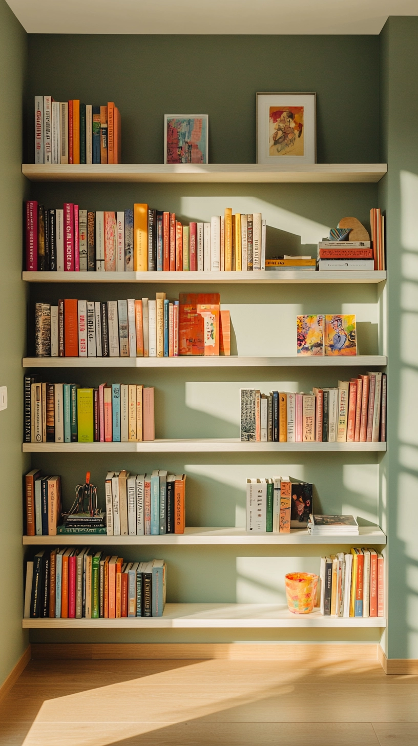 modern built in bookshelves 20