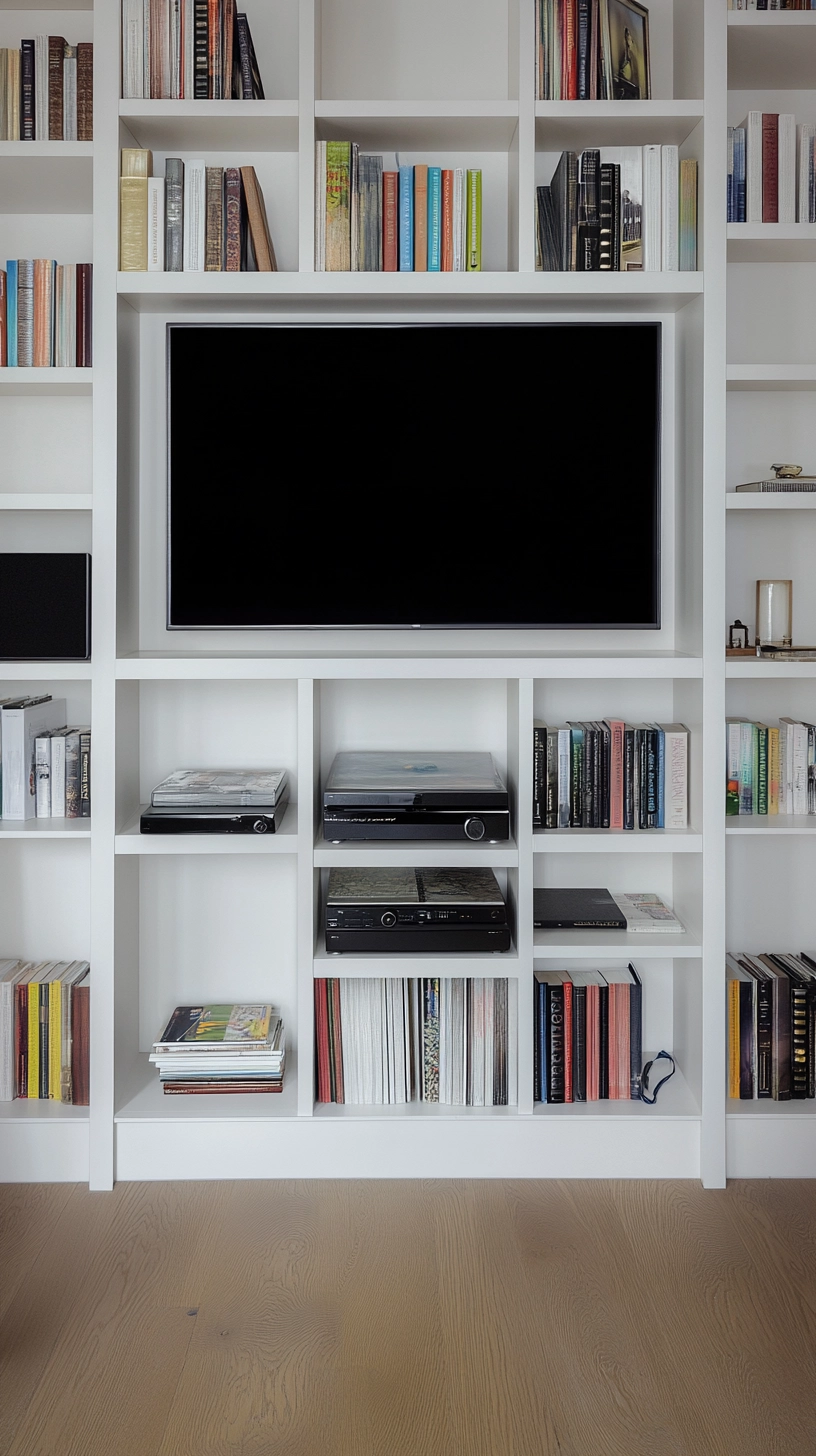modern built in bookshelves 21