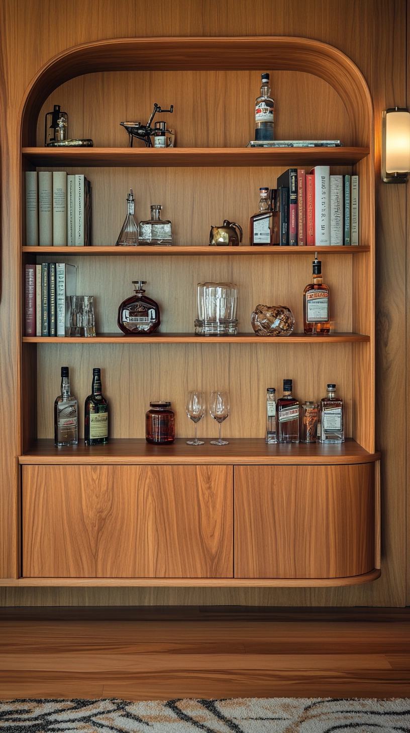 modern built in bookshelves 25