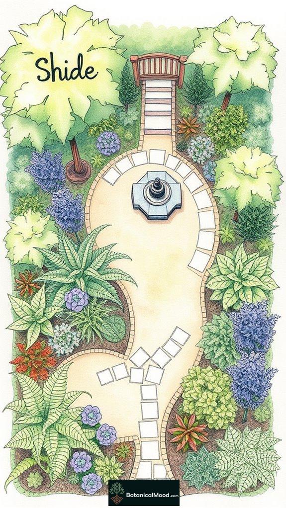 shade garden design ideas