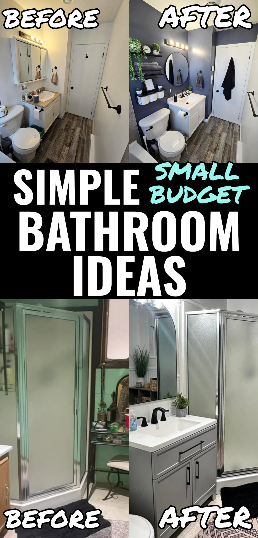 Bathroom Remodels Before and After Gallery></p>
<p>One of the most important aspects of a small bathroom remodel is choo” style=”max-width:100%;height:auto;”/><figcaption>Bathroom Remodels Before and After Gallery></p>
<p>One of the most important aspects of a small bathroom remodel is choosing the right color scheme. </p>
<p>Light colors such as white, beige, and pastels can make a small bathroom feel more spacious and airy…</p>
<p>And usually, bold and dark colors can make the space feel cramped and claustrophobic UNLESS you do it just right. </p>
<p>We’ll talk all about colors here in a bit.</p>
<p><img decoding=</figcaption></figure>
<p>When tackling a small bathroom remodel, selecting the right color palette can significantly influence your overall design without costing a fortune. For instance, one remarkable transformation I noticed involved a bathroom upgrade that totaled just $150!</p>
<figure class=