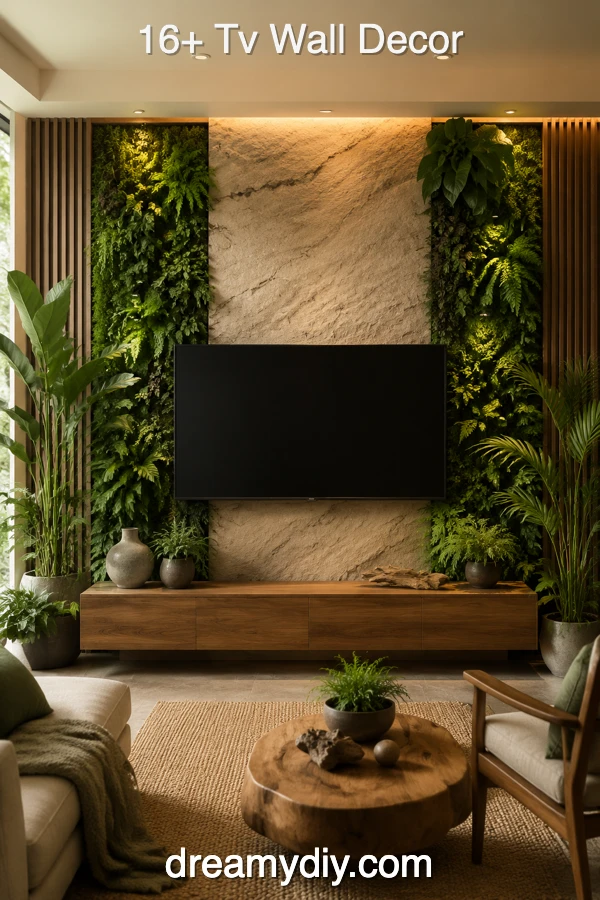 16+ Tv Wall Decor Ideas That Make Your Living Room Feel Styled 4