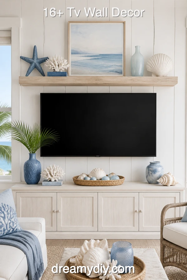 16+ Tv Wall Decor Ideas That Make Your Living Room Feel Styled 6