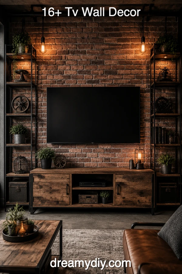 16+ Tv Wall Decor Ideas That Make Your Living Room Feel Styled 13